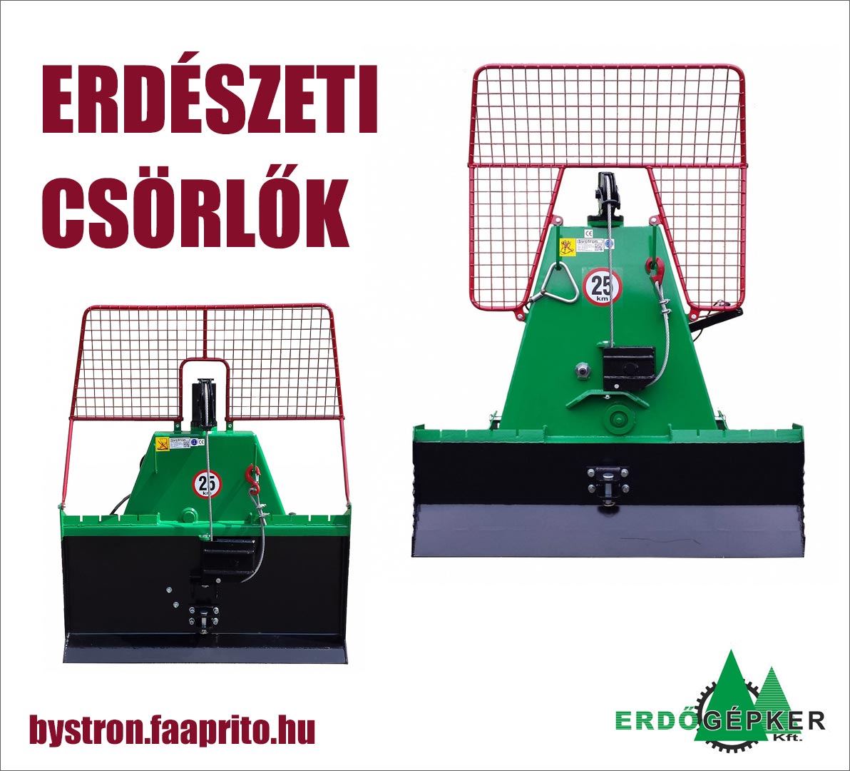 Erdészeti csörlők