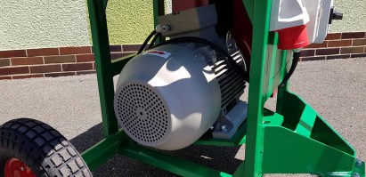 PIRBA csigás faaprító 15 KW elektromos motorral (ST/ELE/04)