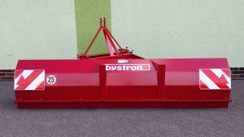 Traktoros tolólap 6mm - Acél éllel