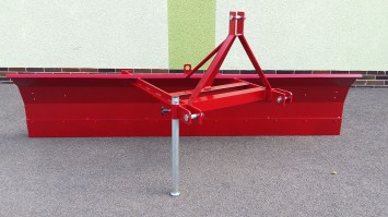 Traktoros tolólap 6mm - Acél éllel