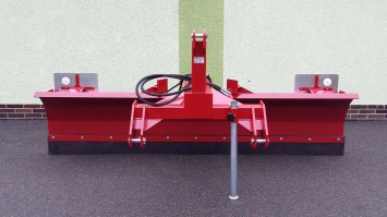 Traktoros tolólap hidraulikus - gumi éllel (RA/ZAD/03/G)